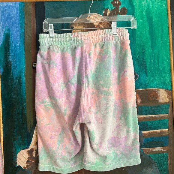 2018 Pharrell Williams x Adidas HU Printed Athletic Shorts Men's Size XS Tie Dye - Picture 8 of 16